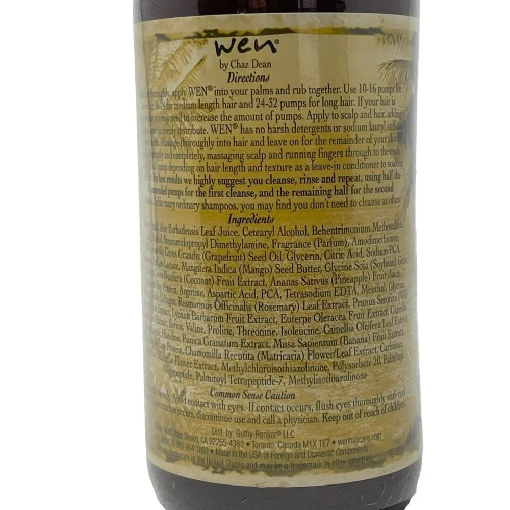 Wen Cleansing Conditioner Summer Mango Coconut 16 oz By Chaz Dean NEW